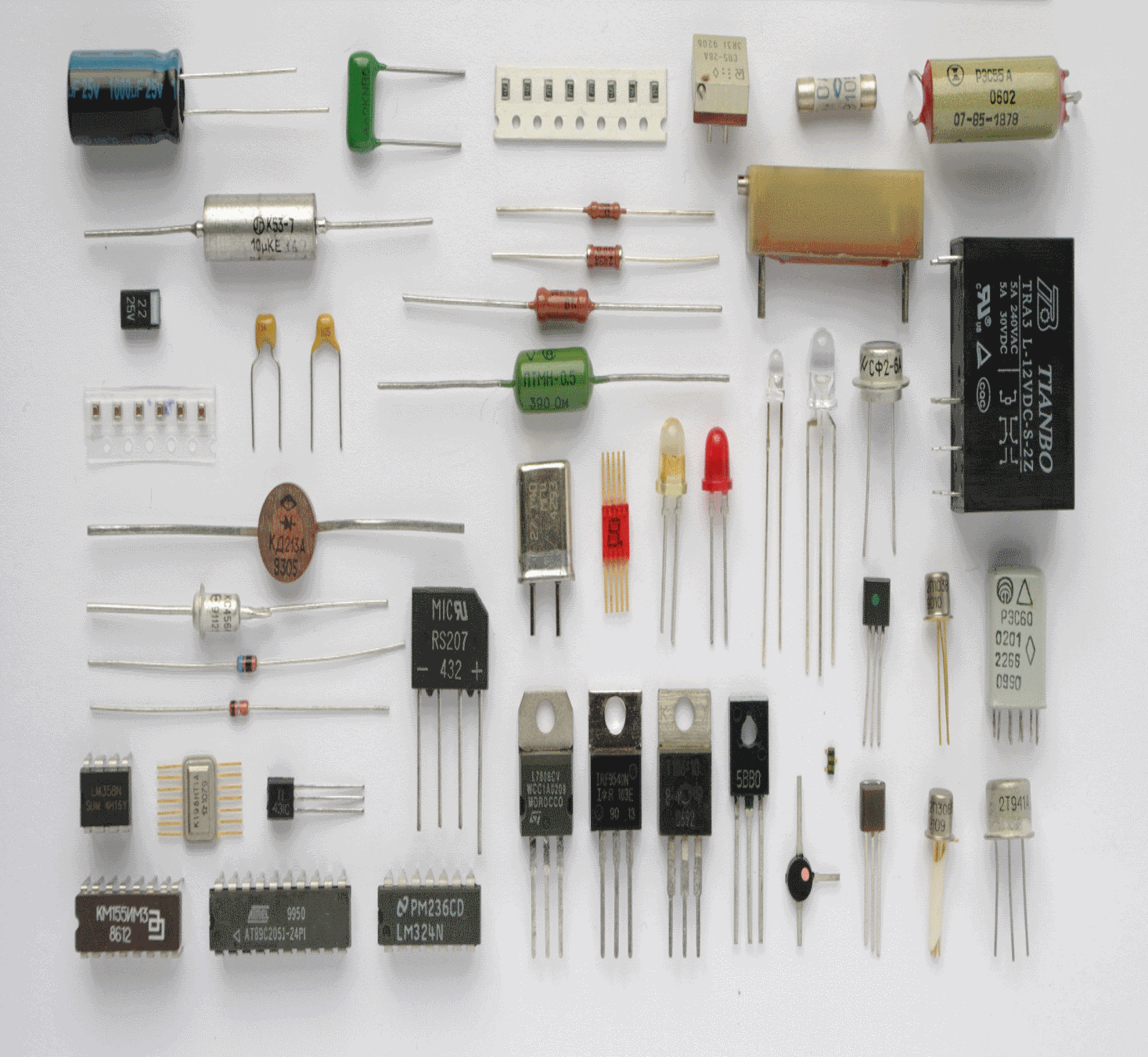 Комплектация электронными компонентами